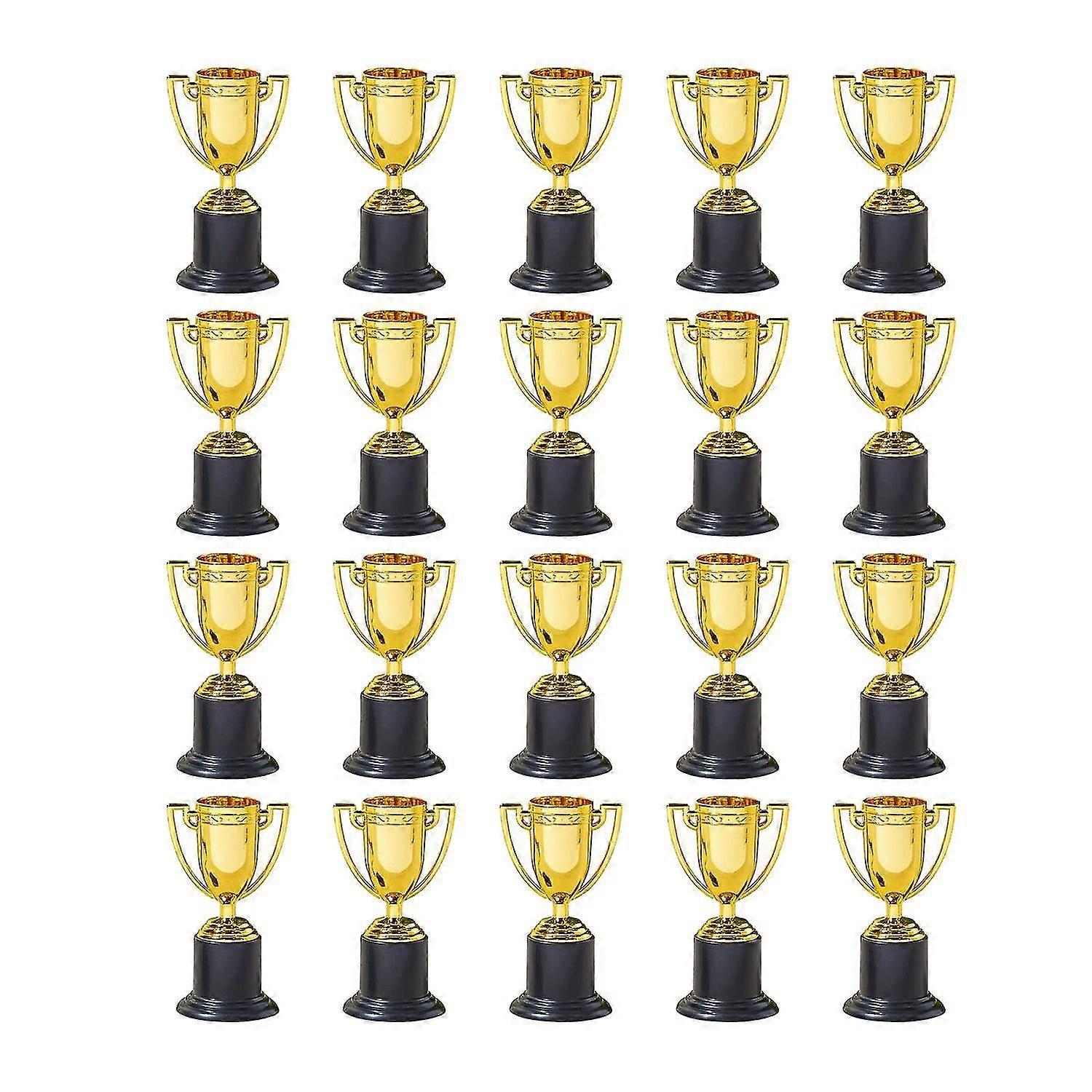20pcs μίνι πλαστικά χρυσά κύπελλα για το κόμμα - Παιχνίδια και βραβεία πρώιμης μάθησης παιδιών