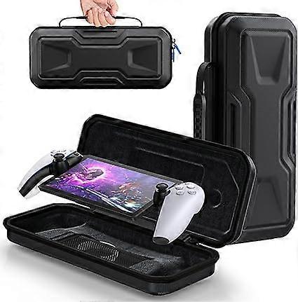 Protective Case for PlayStation Portal, Hard Waterproof Travel Handbag Full Set Protective Cases Accessories for PS5 Portal - Black, Mecha