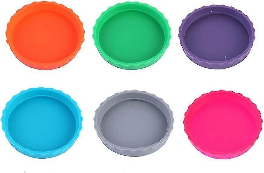 Silicone Can Covers  6Pcs MultiColor Beverage Can Lid Soda Protector