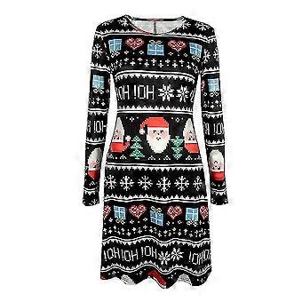 Womens Party Christmas Dresses Ladies Holiday Xmas Santa Claus
