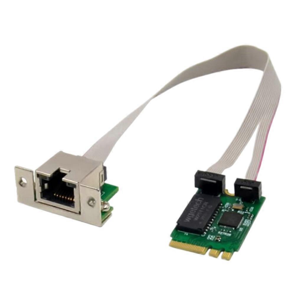 M.2 A+E 2.5G Ethernet Adaptörü 2.5G/1G/100M Multi-Gigabit M.2 Ağ Kartı 8125B