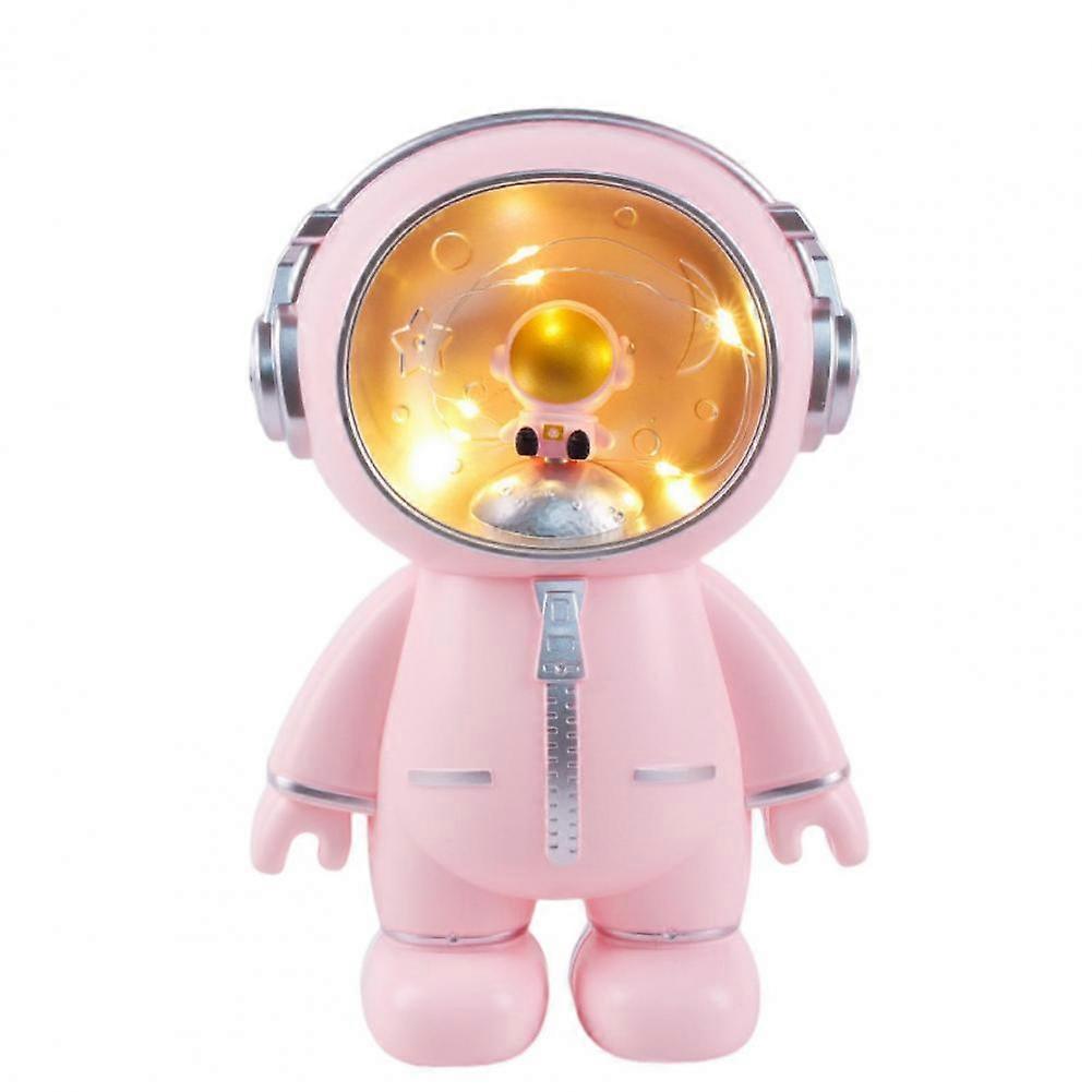 Cartoon Money Bank Night Light Dual Use Large Capacity Saving Pot Lovely In-And-Out Astronaut Piggy Bank Money Saving Pot