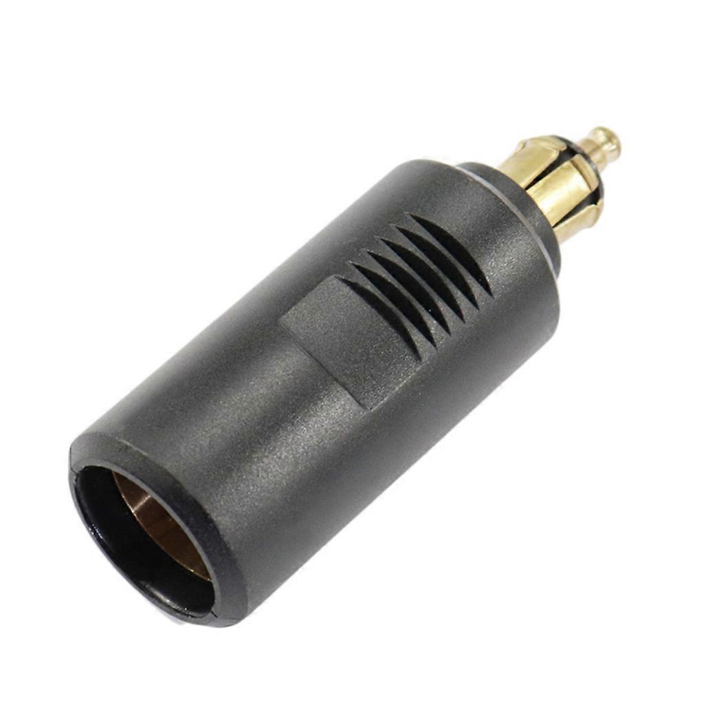 DC12V-24V EU Plug Cigarette Lighter Female Plug Short Socket Adapter Converter