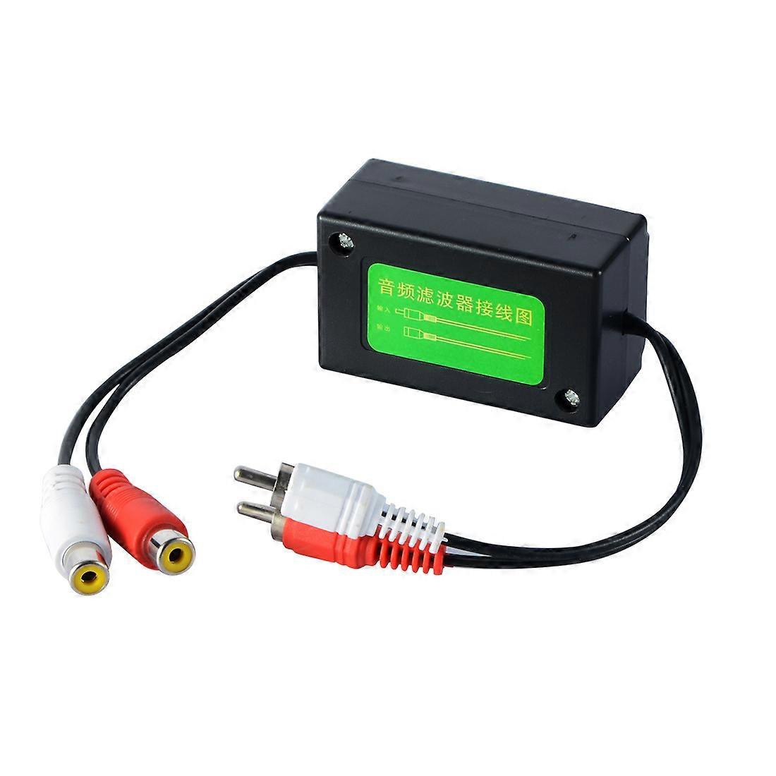 1pc Car Audio Noise Filter 3.5mm Car RCA Amplifier Audio Noise Filter Ground Loop Isolator Suppressor