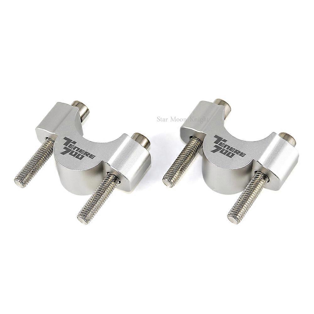 For Yamaha Tenere 700 Tenere700 XTZ 700 XT700Z 2019 - Motorcycle Handlebar Risers Clamp Mounting Mount Riser CNC Billet Aluminum