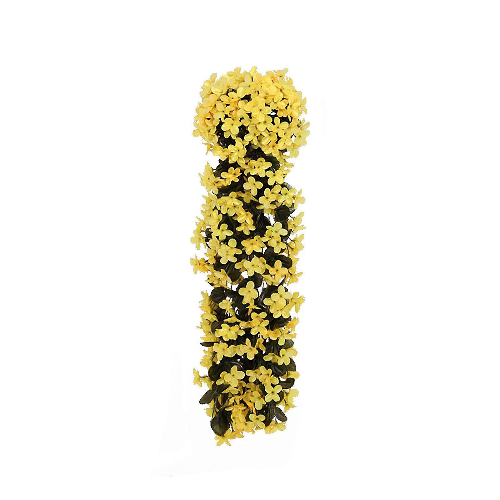 Fiori appesi artificiali, piante appese finte Bouquet colorato di fiori di orchidea per parete