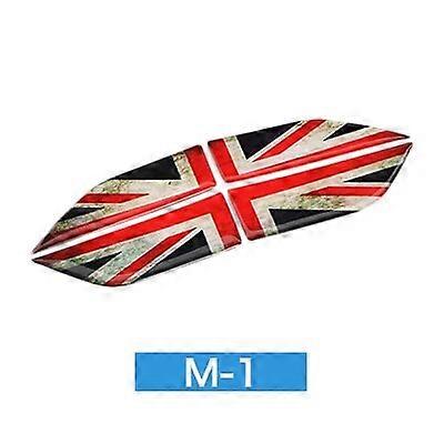 4pcs Crystal Epoxy for Mini Cooper Countryman F60 Car Side Plate Fender Stickers Section Decals Covers Decoration AccessoriesVehicle Dashboard Accesso
