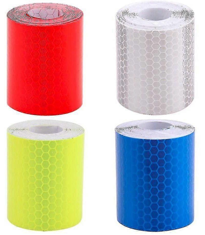 Rolls Of Reflective Tape Safety Warning