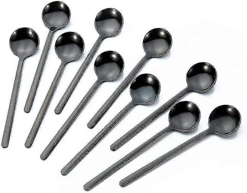 أسود إسبرسو ملعقة حلوى ملعقة، ملعقة صغيرة ملعقة صغيرة، 10pcs، 5.24 في