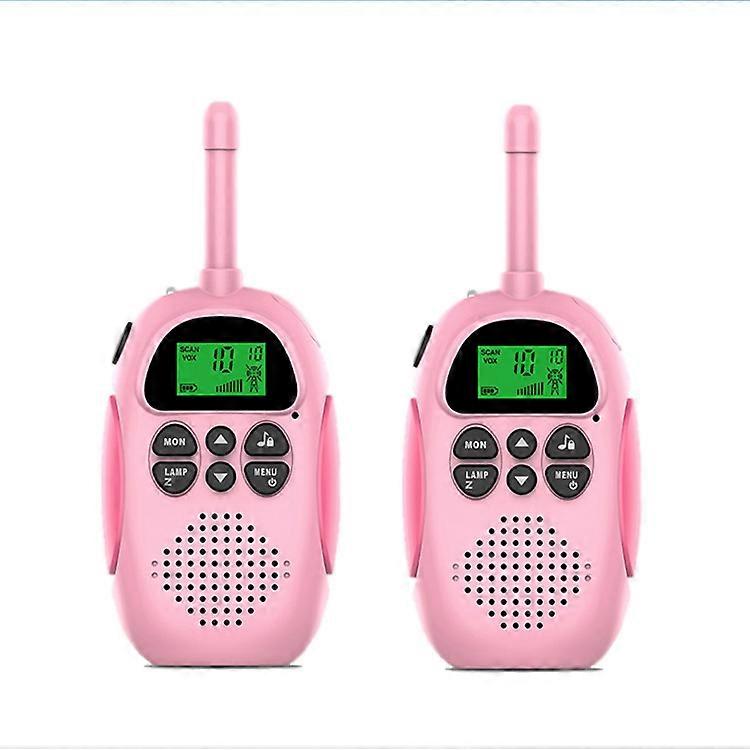 Kids USB Rechargeable Walkie Talkies with 16 Channel 2-Way Radio and Toy Flashlight 3-12 Years Old VOX 3 Mile Walkie Talkie for Outdoor Adventures - C