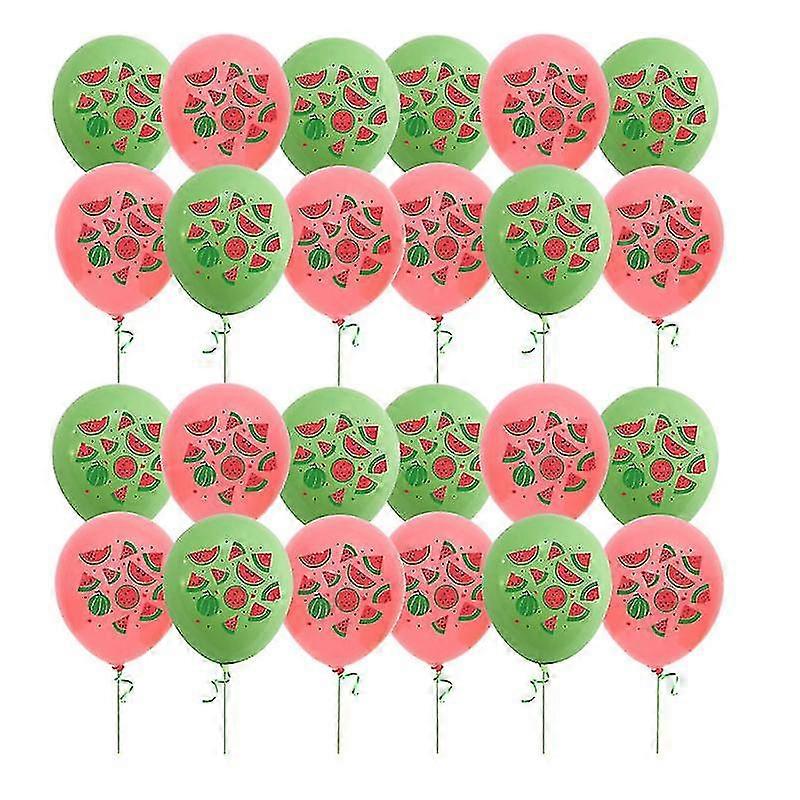 40pcs Watermelon Pattern Balloons