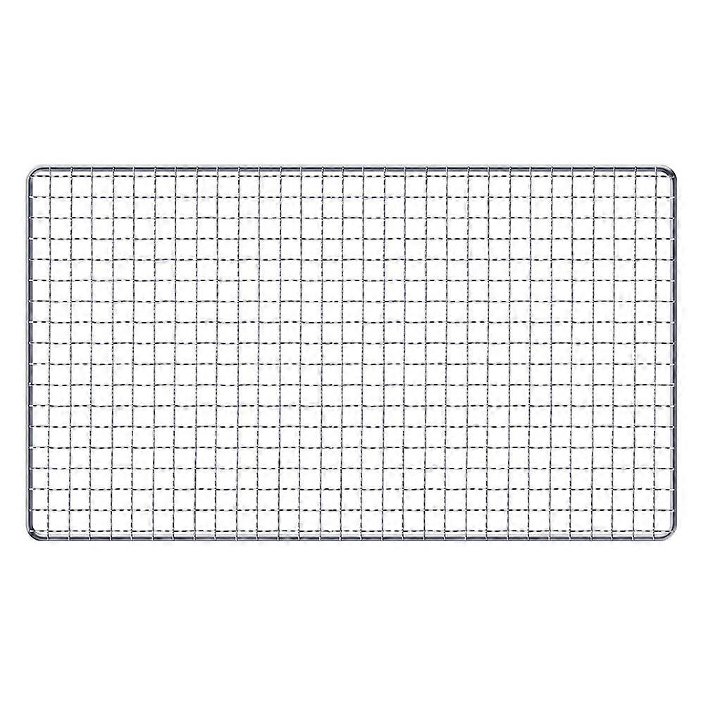 1pc rustfrit stål grill grillnet grillnet stativer praktisk gitternet