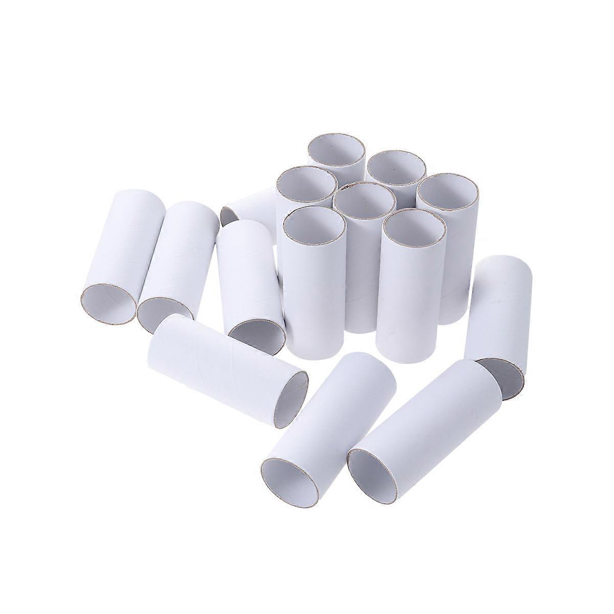 15 stuks Craft Rolls Creative Fun DIY kartonnen buizen (wit)