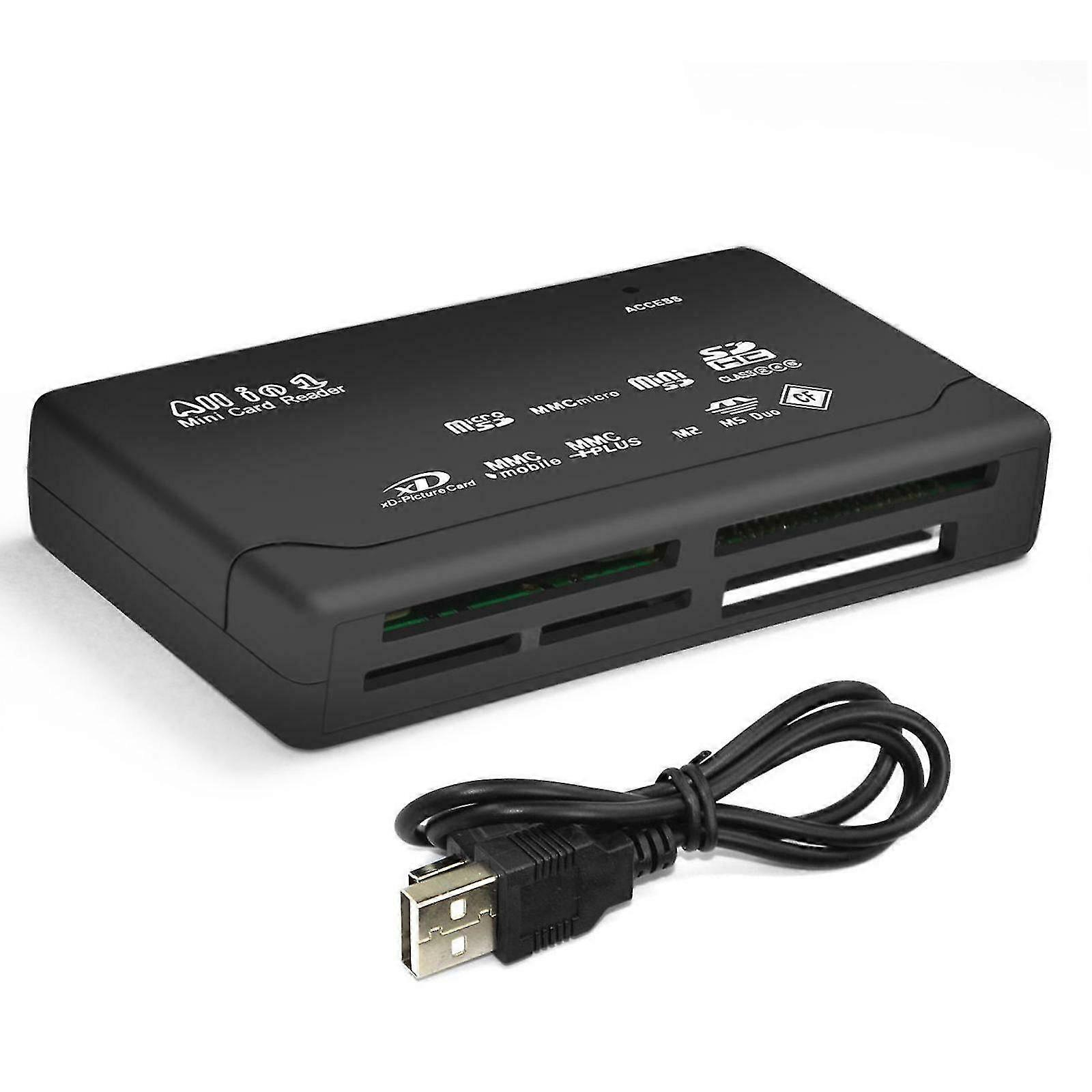 6-in-one Memory Cards Usb Card Reader Cf/sd/xd/ms/sdhc Card Reader