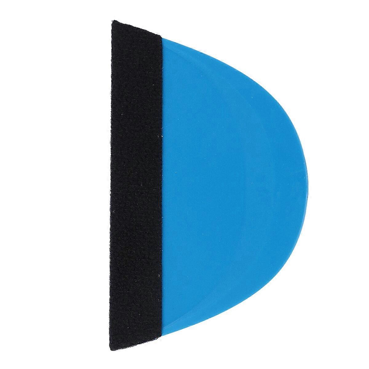 1Pc Plastic Felt Squeegee Semicircular Car Vinyl Scraper Decal Applicator