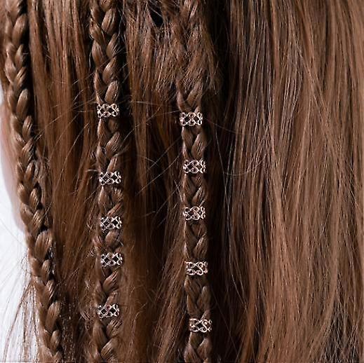 Perlen Haarzopf Ringe Clips Dread Locks Haarflechten Metallmanschetten Dekoration