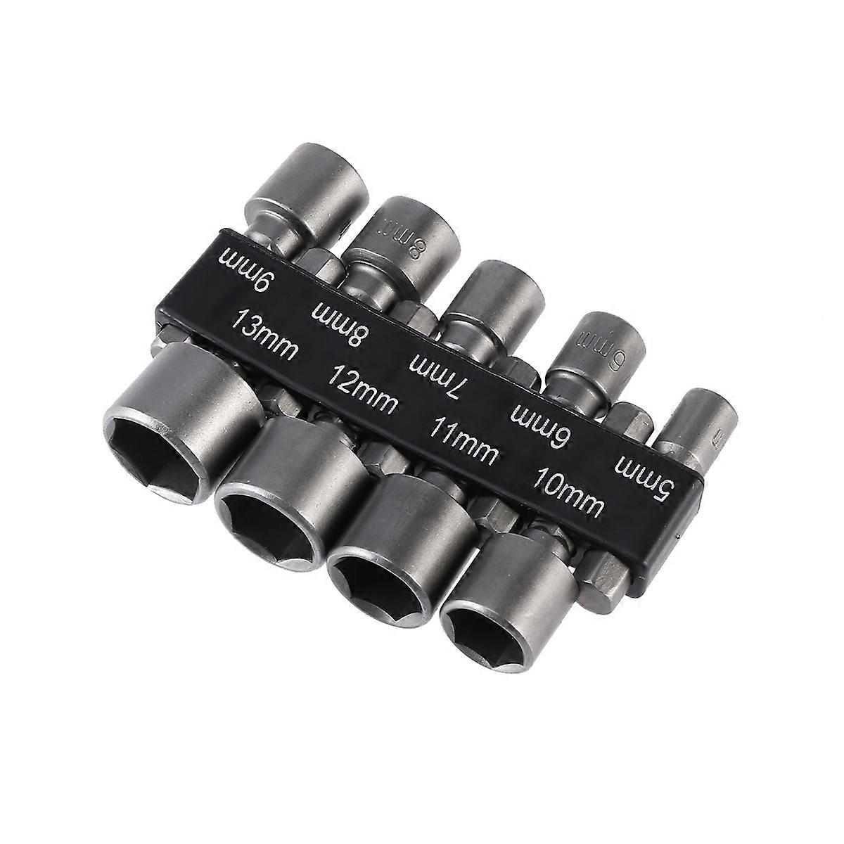 9 Pcs Screwdriver Electric Ratcheting Socket Screw Bit Set Impact Driver Socket Hex Electric Screwdriver Socket Wrench Socket