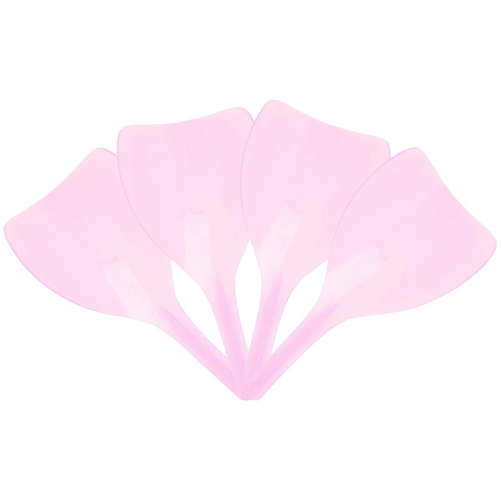 4pcs Practical Hairdressing Mask Shield Useful Hair Coloring Face Eyes Protector Barber Salon Accessories for Daily Use (Random Color)
