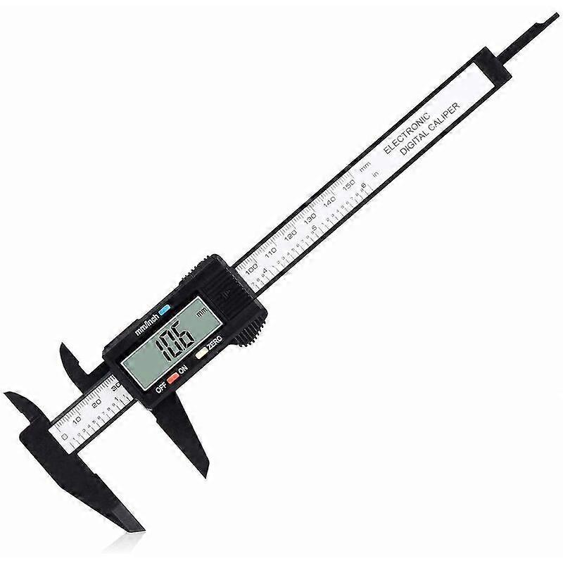 Digital Caliper, 0-6" Measuring Tool With Large LCD Display, Auto-off Function