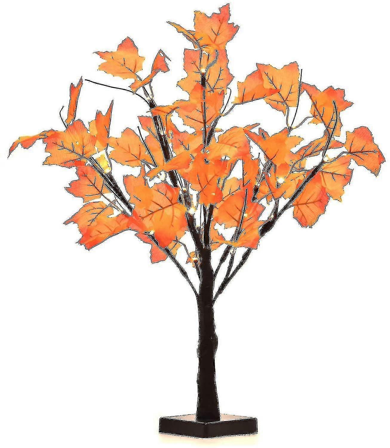 Artificial Maple Tree Light Tabletop Autumn Tree For Thanksgiving Festival Decoration