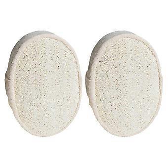 2pcs Loofah Fat Sponge Ba, Peeling Skin, Baing Towel, Mud And Ba Ball Baing Gloves