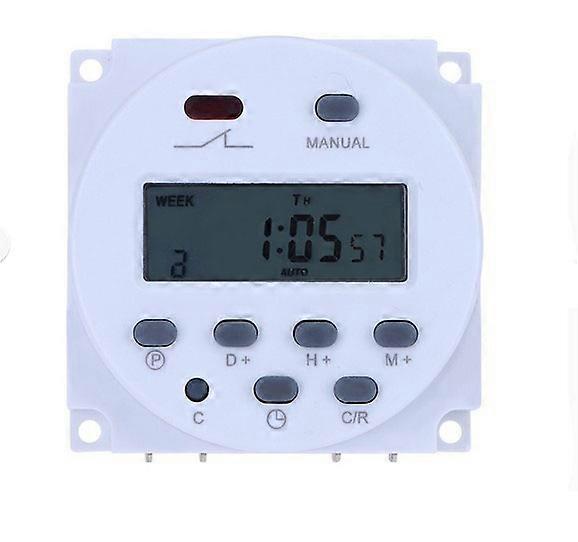 Dc 12V 24V 220V Timer Switch Digital Elektronisk Relé Liten Timer Automatisk Avslåing Reklame Timer