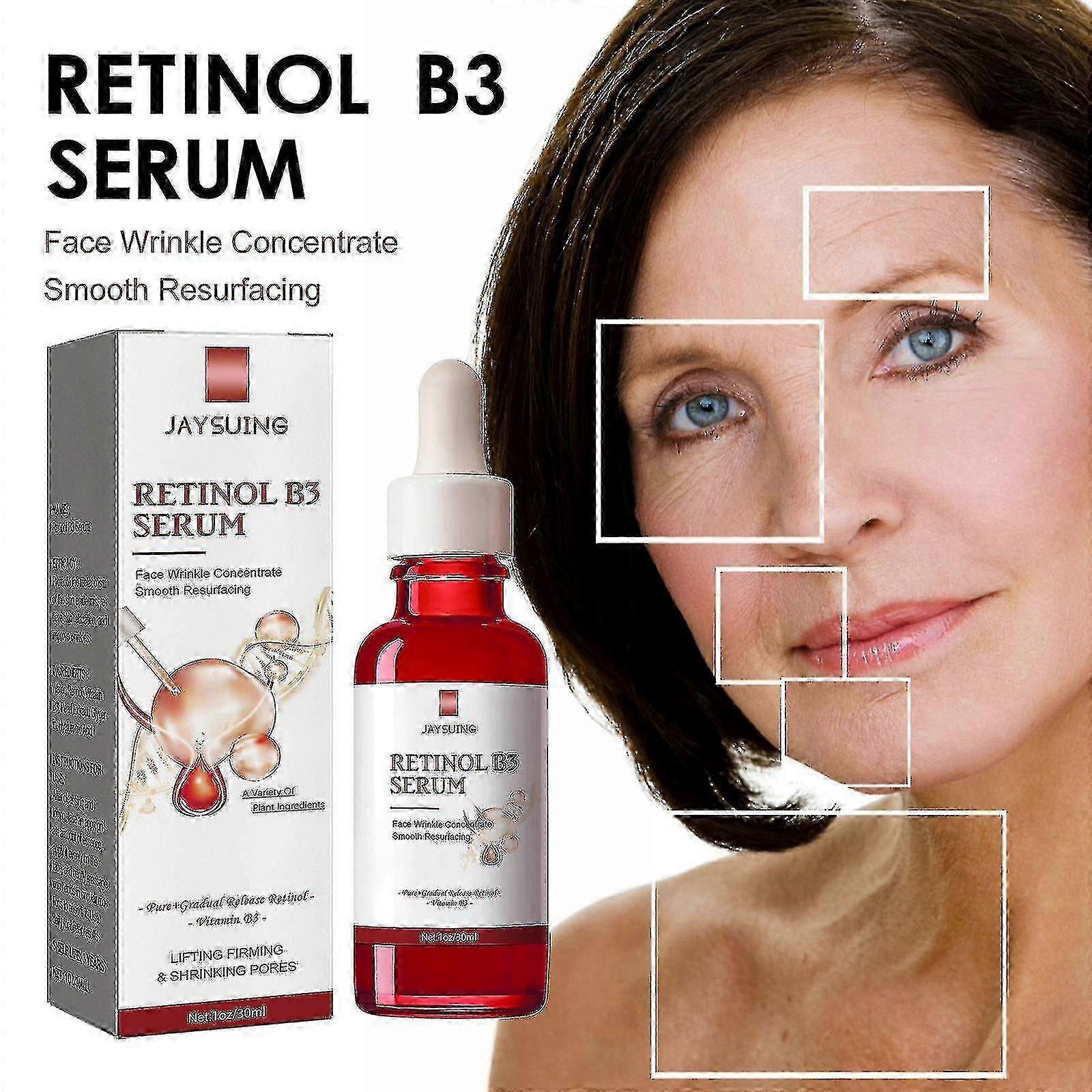 خلاصة الوجه من Jaysuing Retinol Face Essence تتلاشى الخطوط الدقيقة وتشد البشرة ، ومرطبة ، ومضادة للتجاعيد BF | |