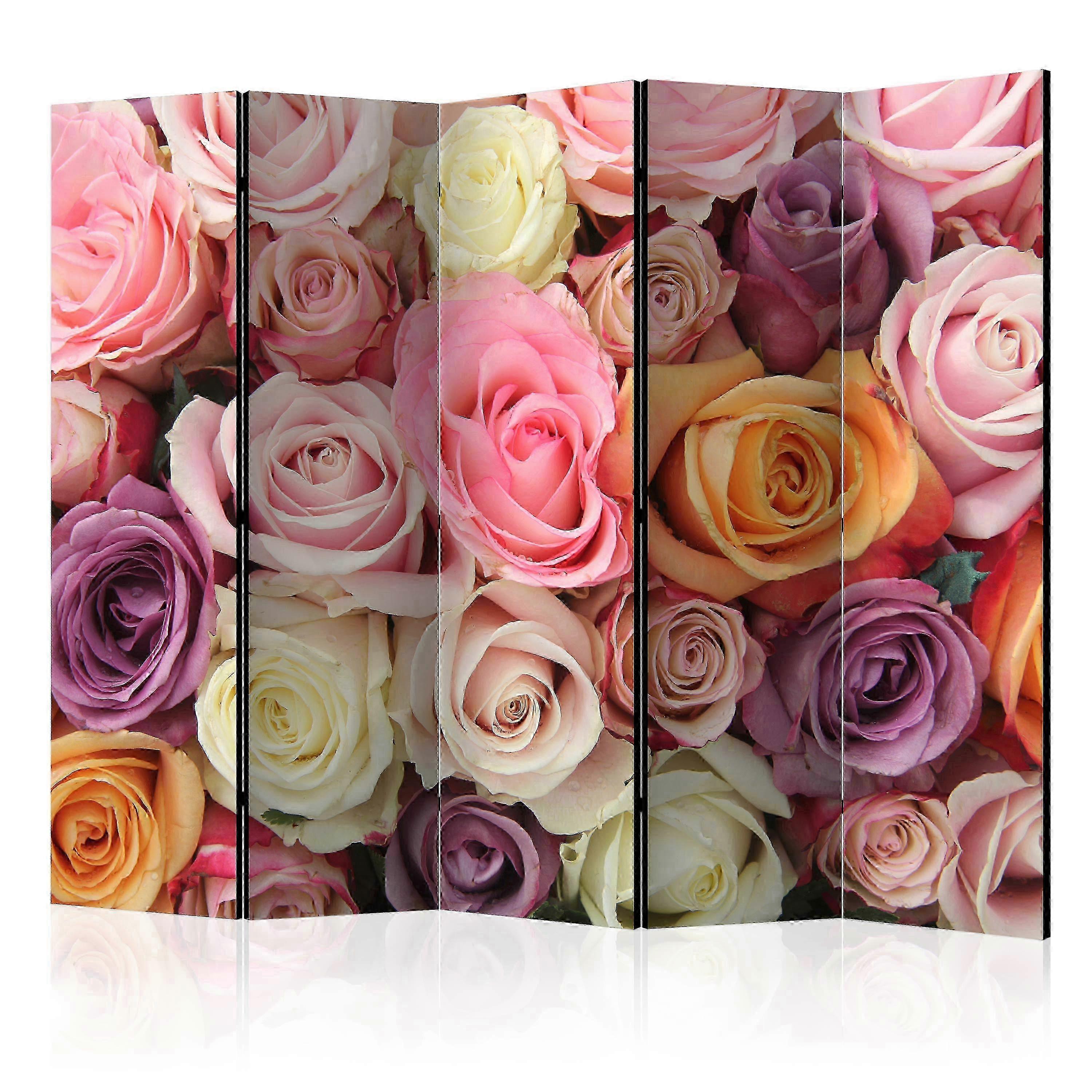 Paraván - Pastelové růže II