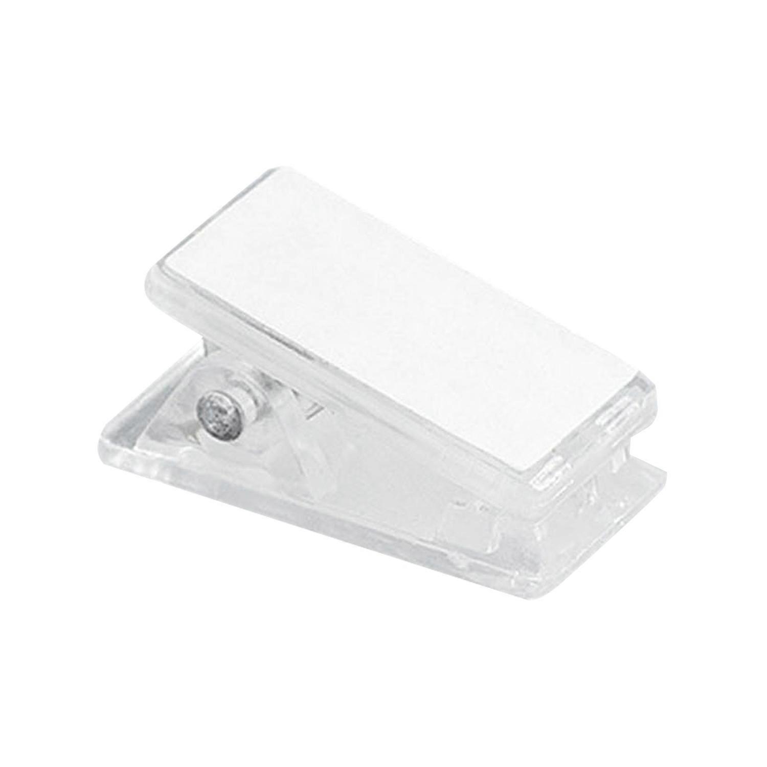 50Pcs Self-Adhesive Wall Clips Transparent Not Easily Deformed Compact Size Widely Used Mini