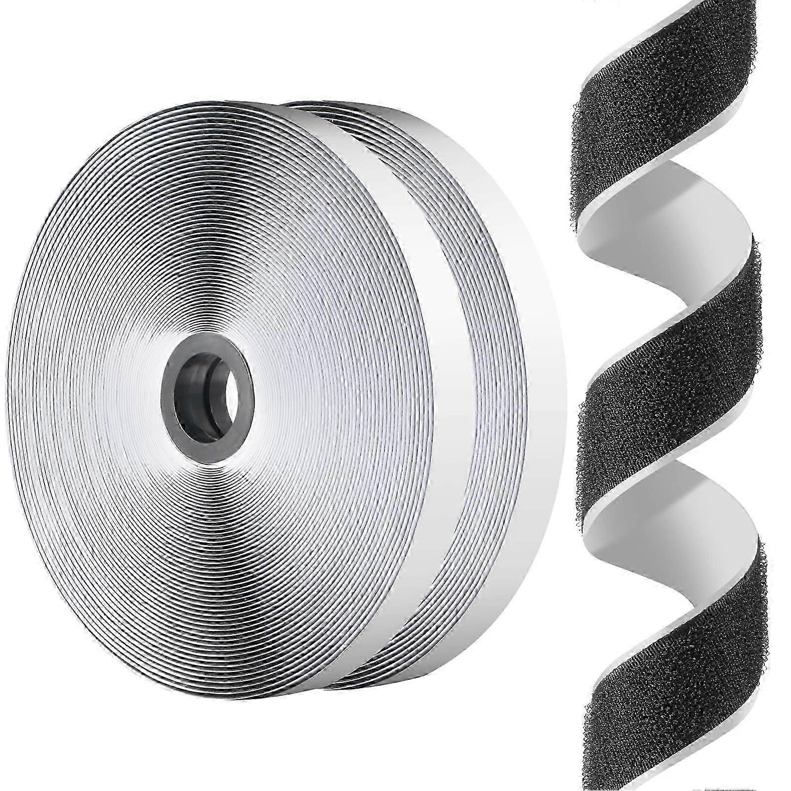 Hook and Loop Double Sided Sticker Washable and Not Easy to Deform Tape for Keeping and Rugs in Place