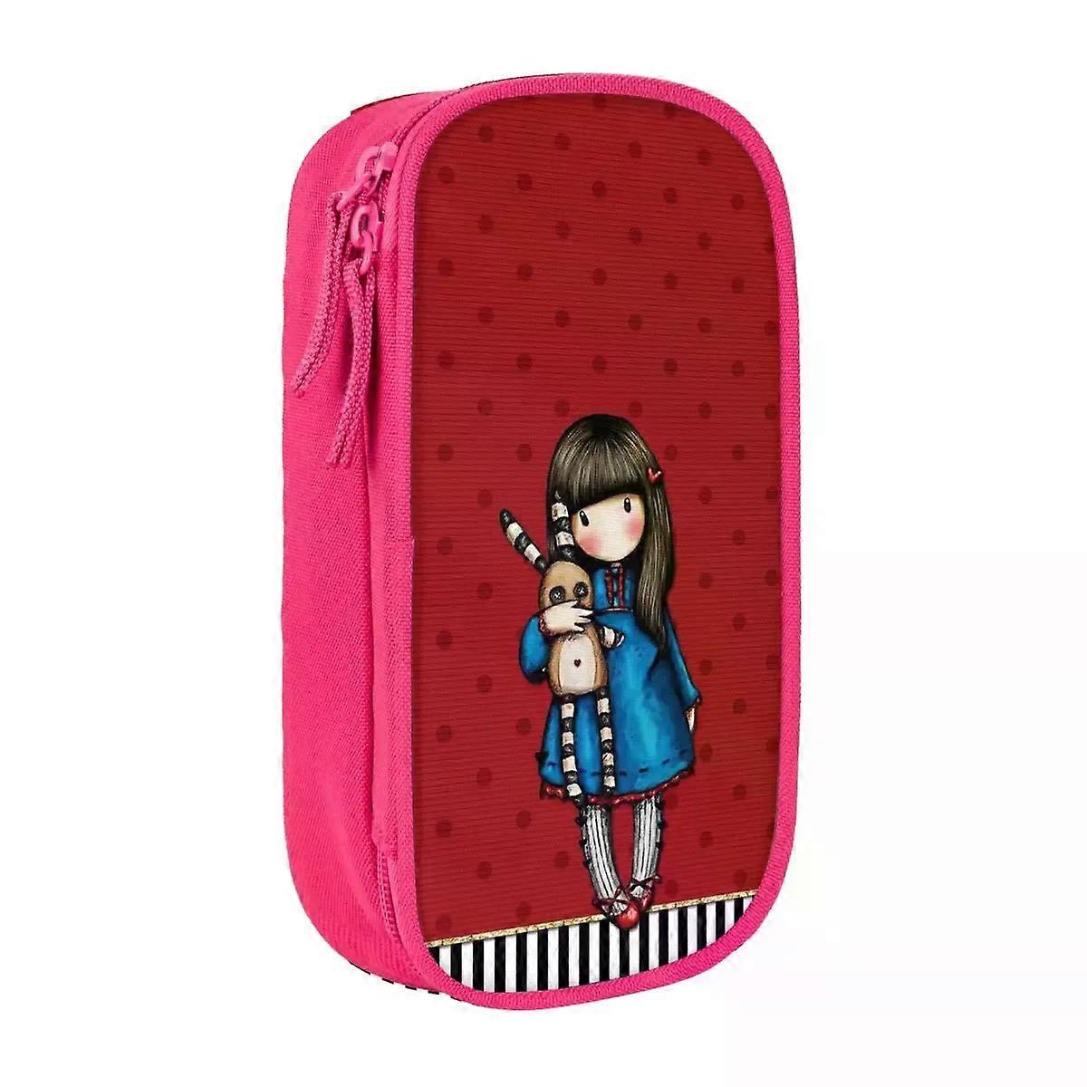 g507 سان توروس Gorjuss حقائب أقلام رصاص فتاة السمك صندوق القلم حقيبة طالب تخزين كبير الطلاب الهدايا المدرسية أقلام رصاص ajal507