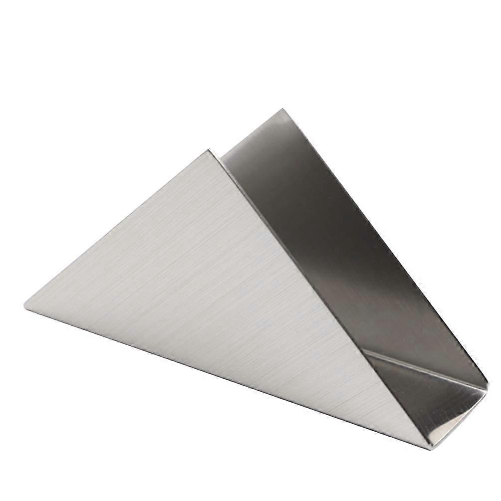 Triangle Tissue Rack Desk Paper Towel Holder, Stylish Napkin Stand for Office Desktop, Modern Design, Durable Material