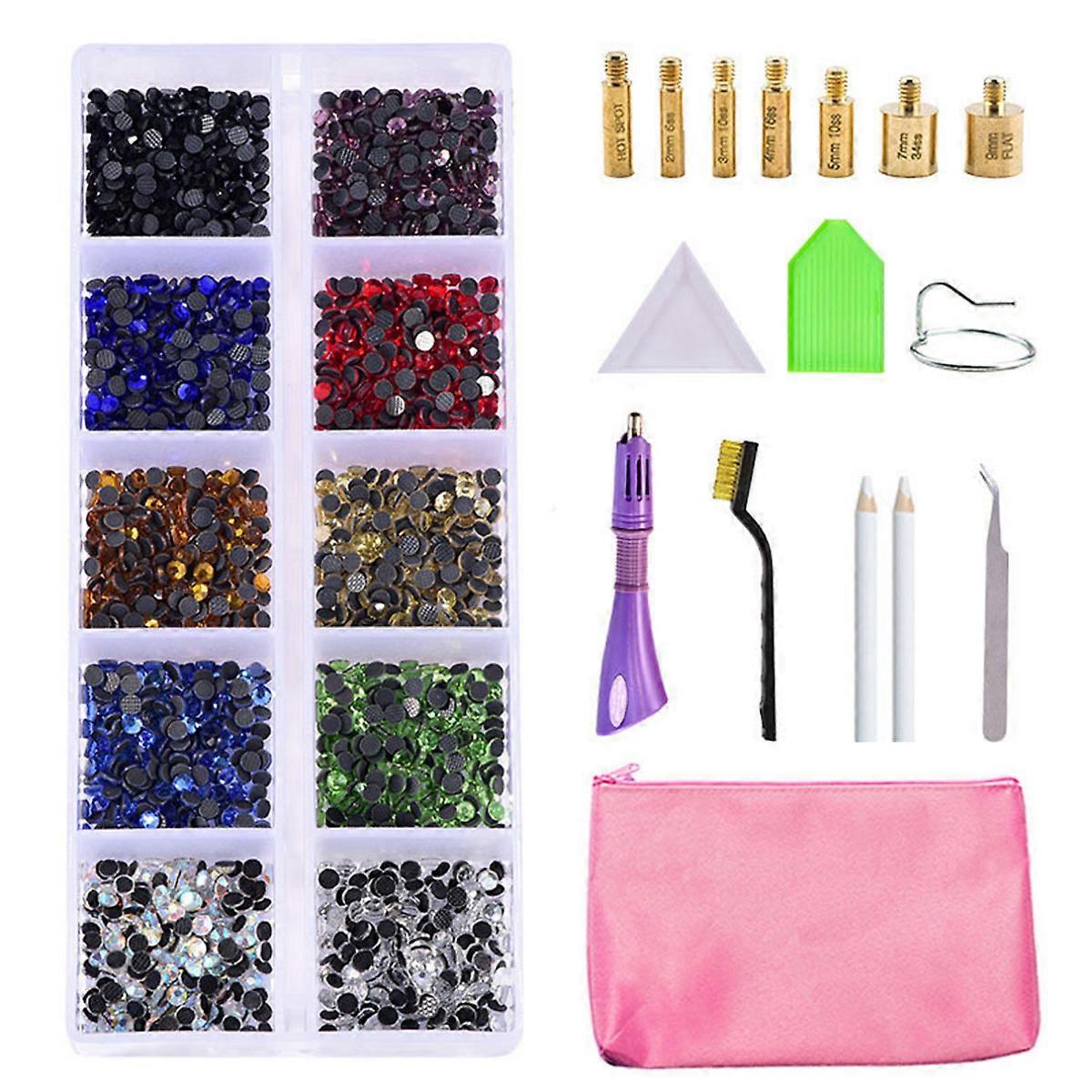 Rhinestone Applicator Kit, DIY Heatfix Tool for Wedding Dress Crafting
