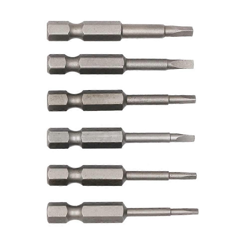 6 Pcs Magnetic Triangle Head Screwdriver Bits 50mm
