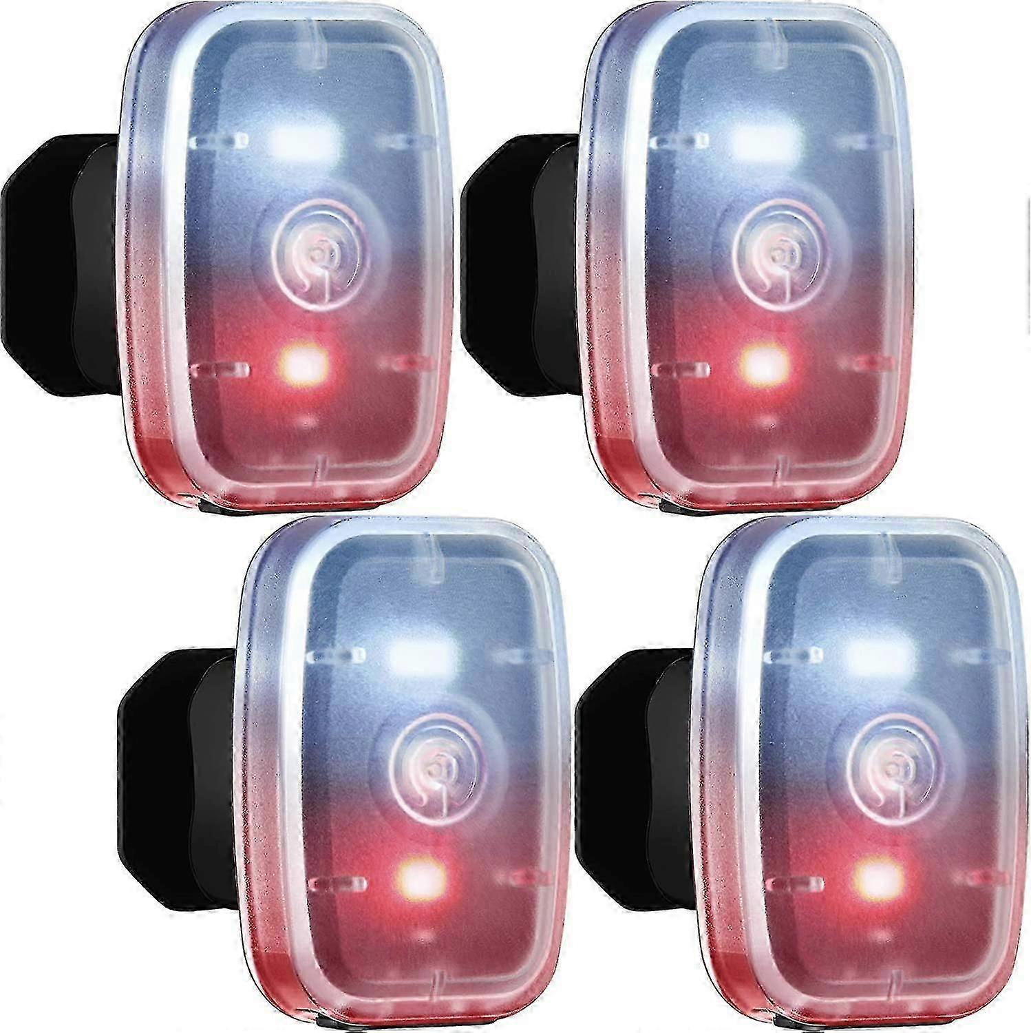 2024 Safe Led Light Usb Rechargeable Running Light Clip On Strobe Light With 5 Lighting Modes