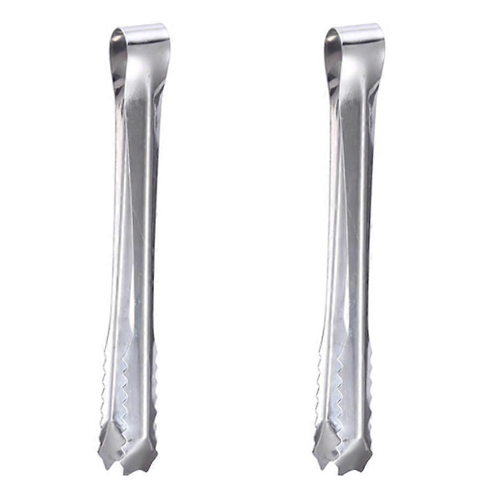Stainless Steel Ice Tongs for Ice Bucket & Cube Serving