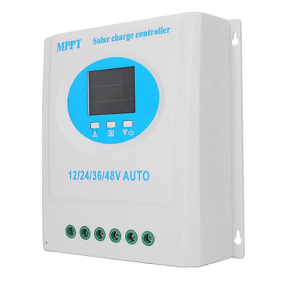 100A MPPT Solar Charge Controller 12V 24V 36V 48V LCD Display Battery Intelligent Regulator with Dual USB Output for LeadAcid/Lithium Battery