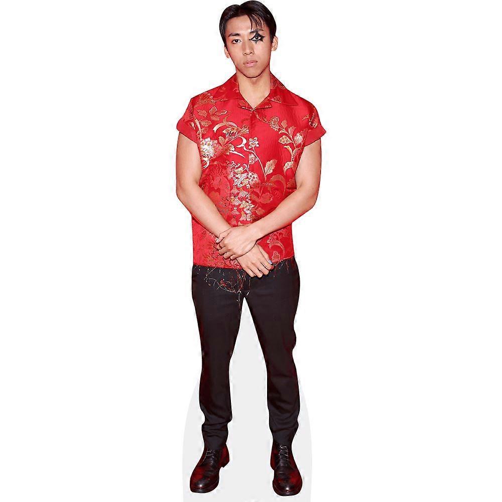 Jonathan Andrew Tsa (Red Shirt) Cardboard Cutout (lifesize OR mini size). Standee. Stand Up.