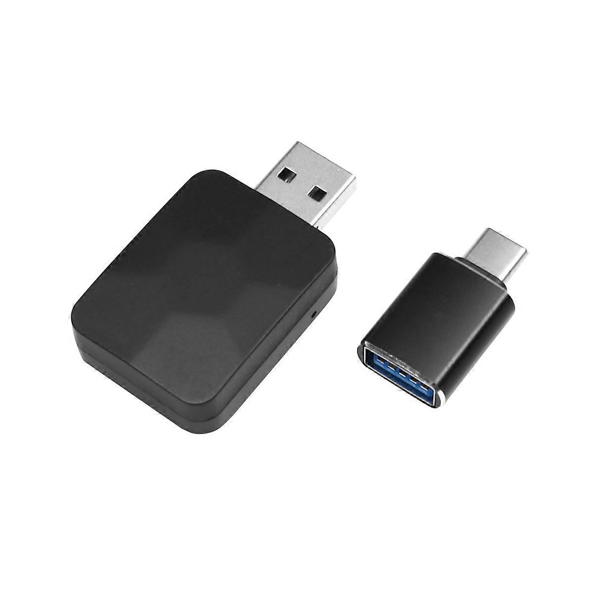 Car Upgrade Wireless CarPlay and Android Auto 2 in 1 Adapter WiFi Smart Dongle for Converting Facto
