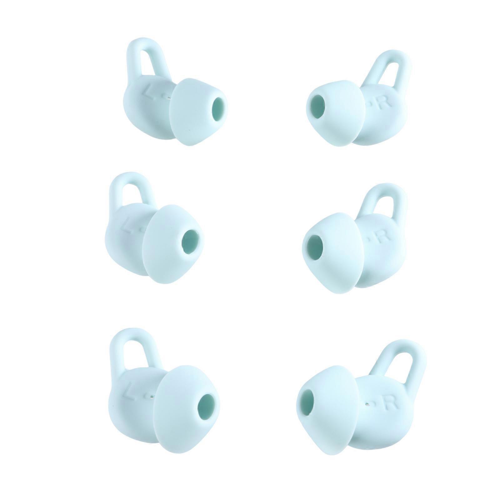 1Set Silicone Earbud Covers Eartips Comfortable Fit for Freelace pro2 Improved Sound & Stability  Cyan