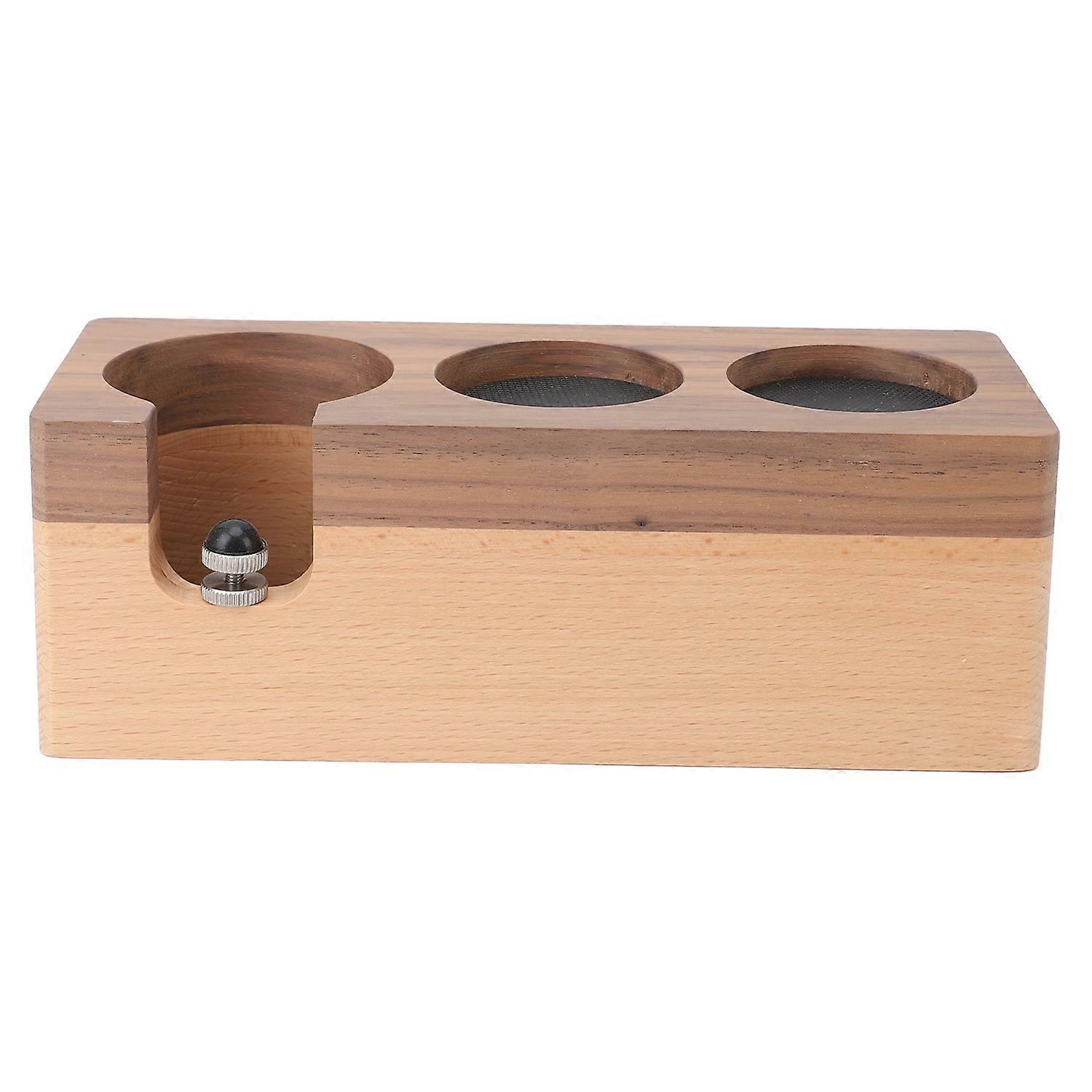 Coffee Tamper Station Stable Support Stylish Wooden Coffee Tamper Holder for Cafe Home 51 Specificat