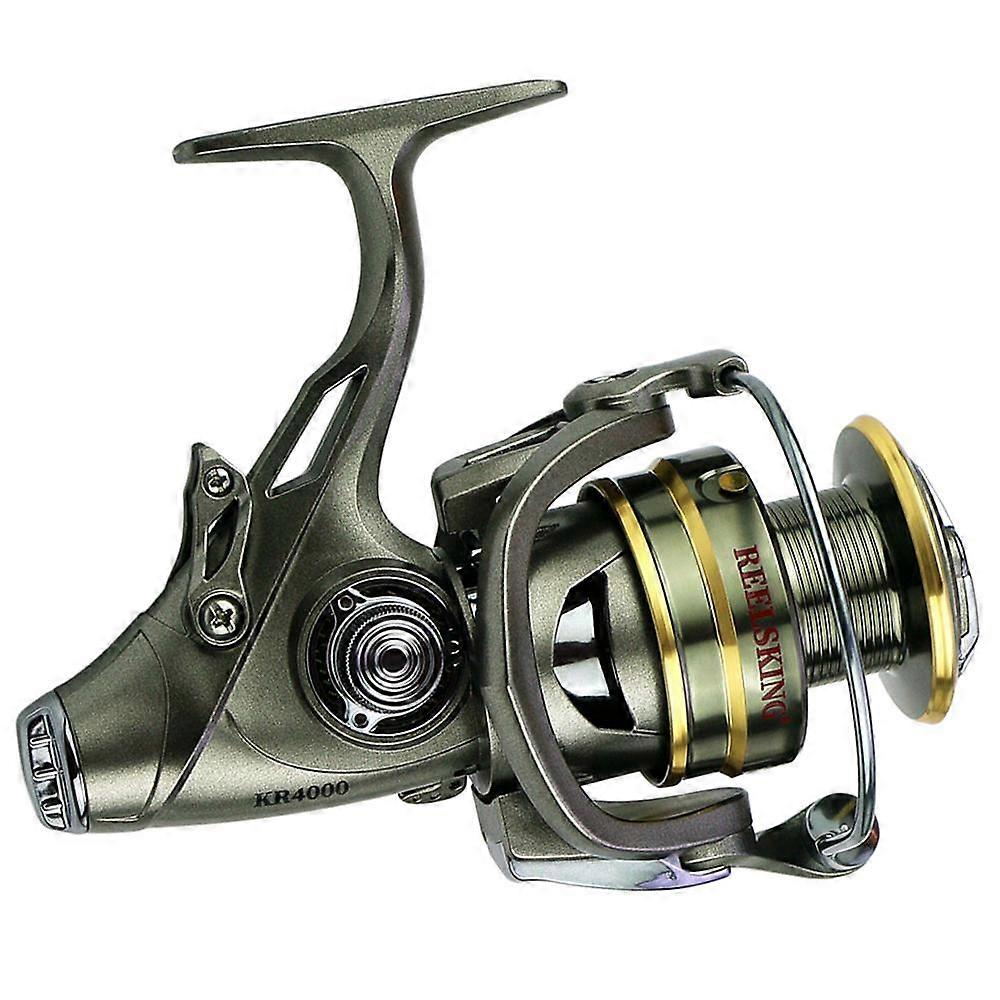 Gaplees Fishing Reel Front and Rear Brake Wheel Collapsible Left/right Interchangeable Arm Spinning Reel for Pesca 3000-6000