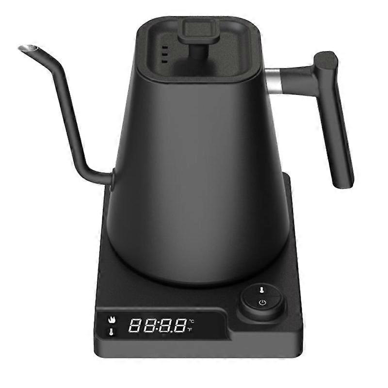 110V 220V Gooseneck Electric Kettle 1000ml Smart Temperature Control Pot 1200W Rapid Heating Kettle 304 Stainless Steel Liner