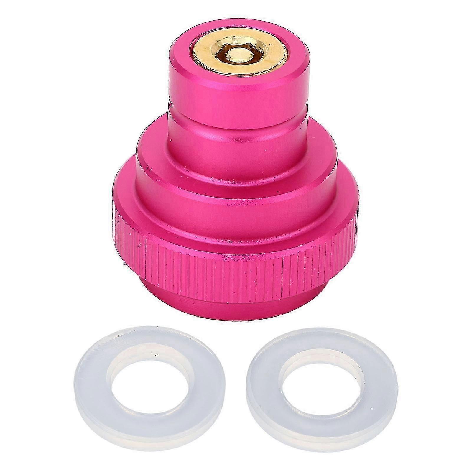 Soda Water CO2 Adapter - TR21 4 Male Thread Connector for Terra Pink Soda Water CO2 Cylinder