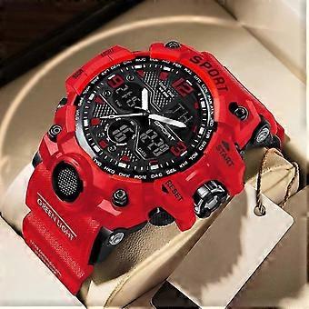 Wasserdichte Herrenuhr Sport Military Analog Quarz Digital Armbanduhren