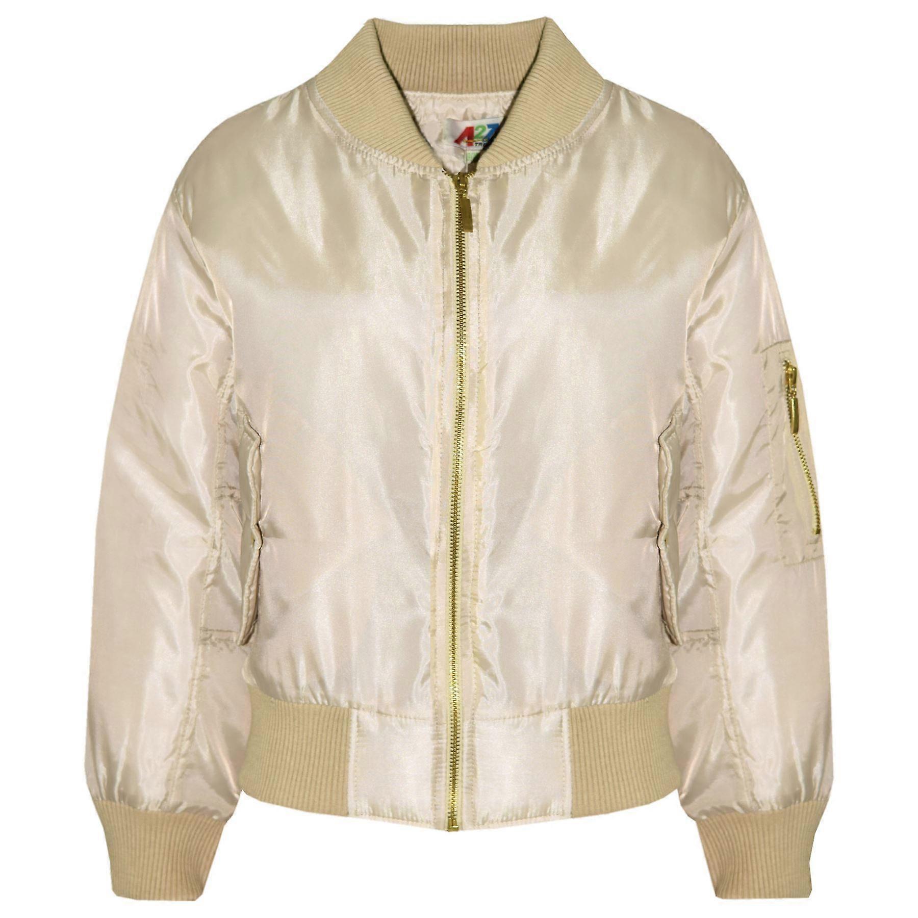 Kids Unisex Padded Bomber MA1 Jacket