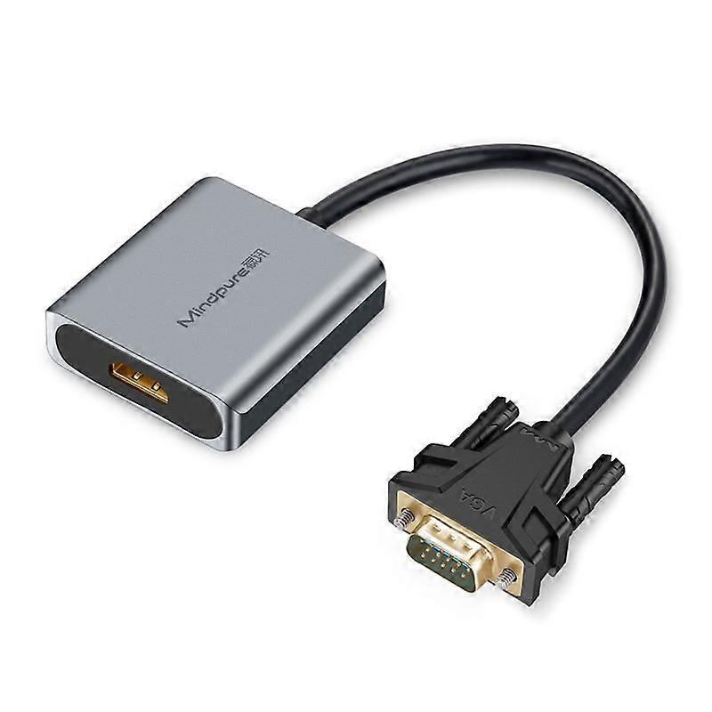 VGA To HDMI Converter For Computer Monitor Cable Adapter With Audio Power Supply AD014
