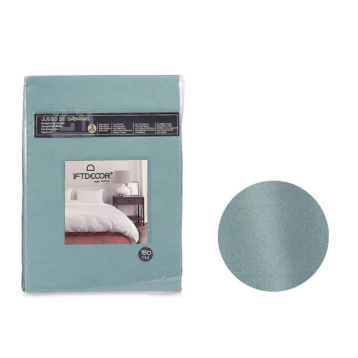 Bedding set Gift Decor Green King size 3 Pieces