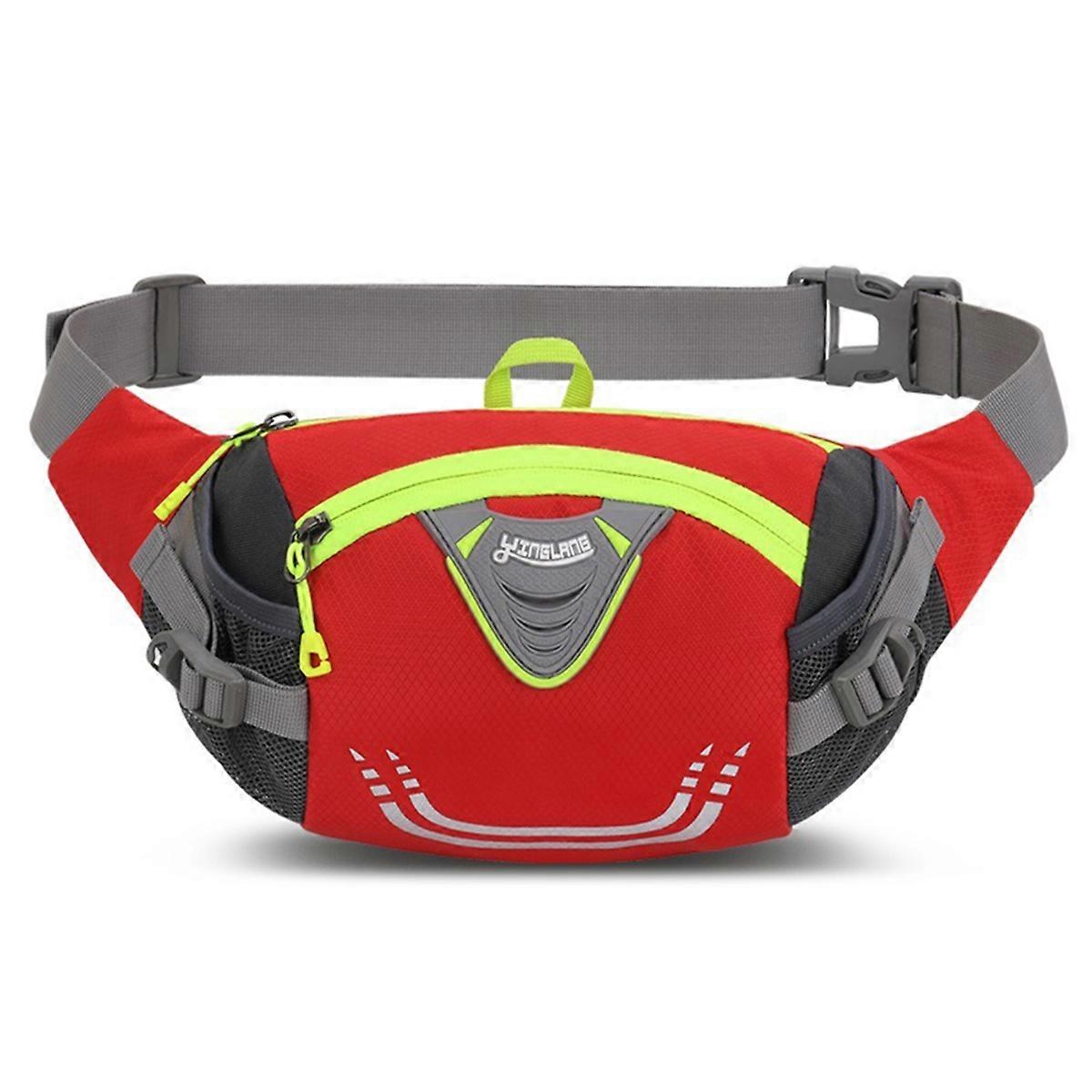 Waterproof Nylon Hiking Fanny Waist Pack Sports Red