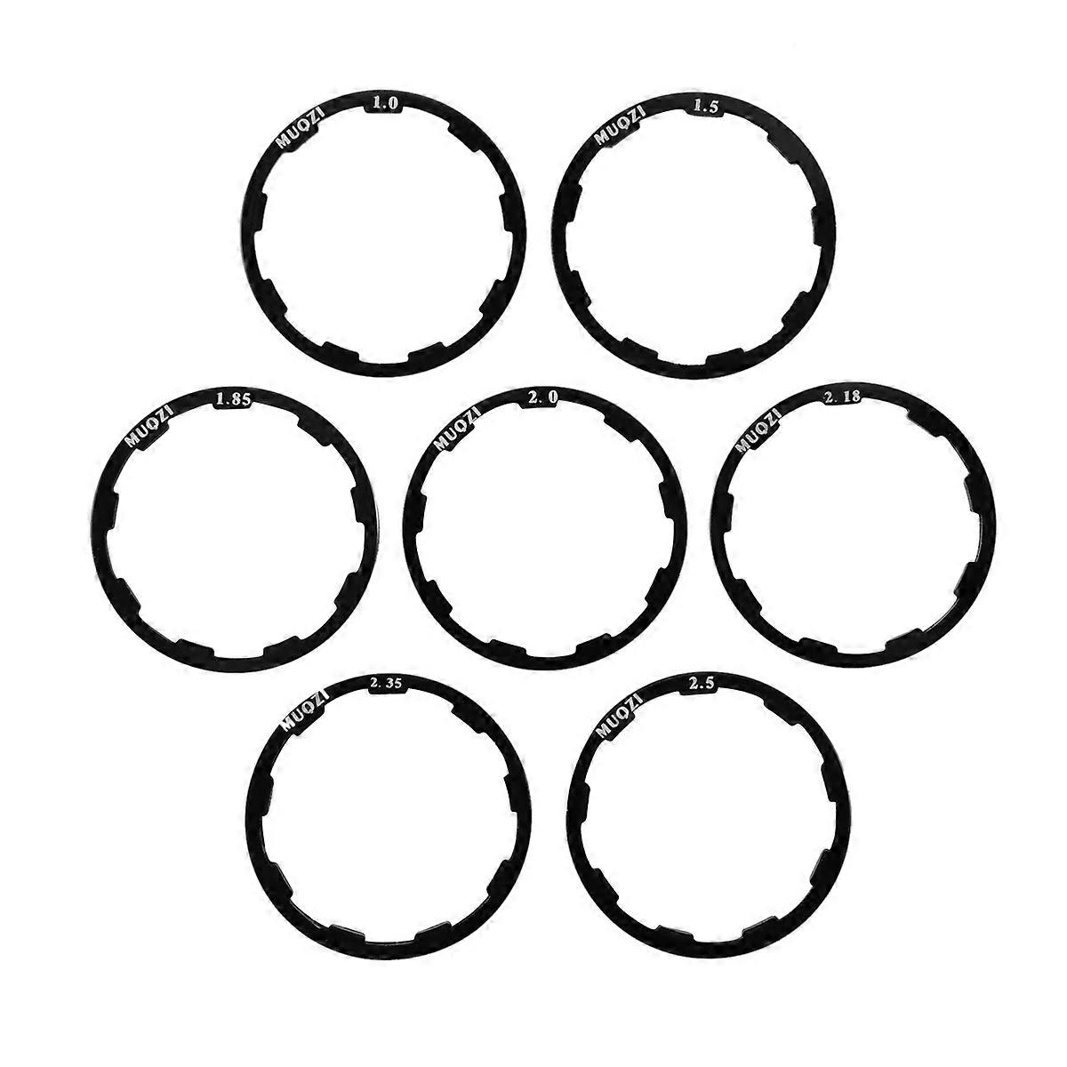 7Pcs/Set Bike Hub Washer Gasket for Road Bike 7/8/9/10/11/12 Speed Cassette Flywheel Spacer